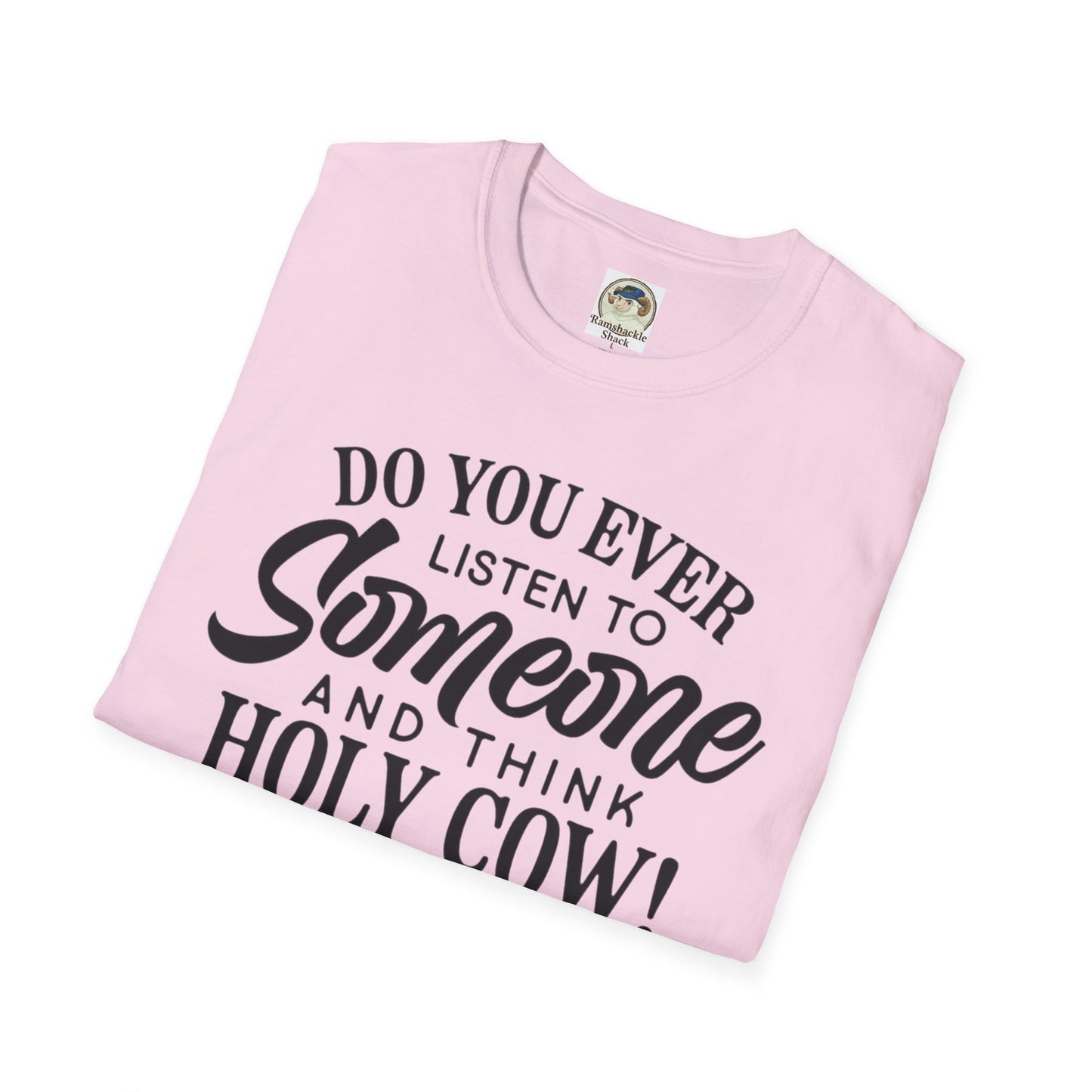 Funny Quote TShirt Holy Cow! You've Got the IQ of a Crayon Graphic Tee - Ramshackle Shack