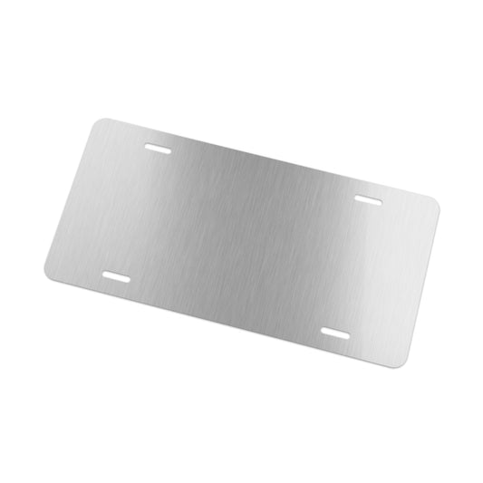 Colorful personalized dog mom paw print vanity license plate with pet design, ideal for car decoration.