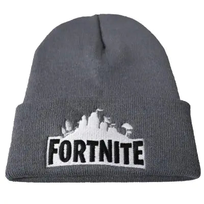 Knitted Ski Hat with Embroidery (Wool Beanie) - Ramshackle Shack