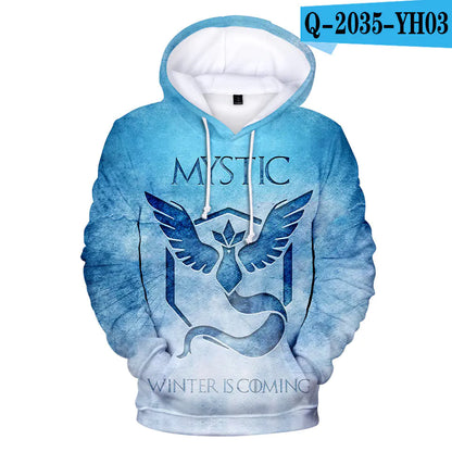 Pokemon Hoodie with Pet Character Print - Ramshackle Shack