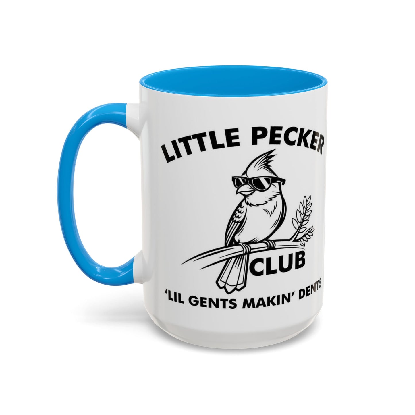 Funny 'Little Pecker Club' Coffee Mug — 11oz/15oz Ceramic Novelty Cup - Ramshackle Shack