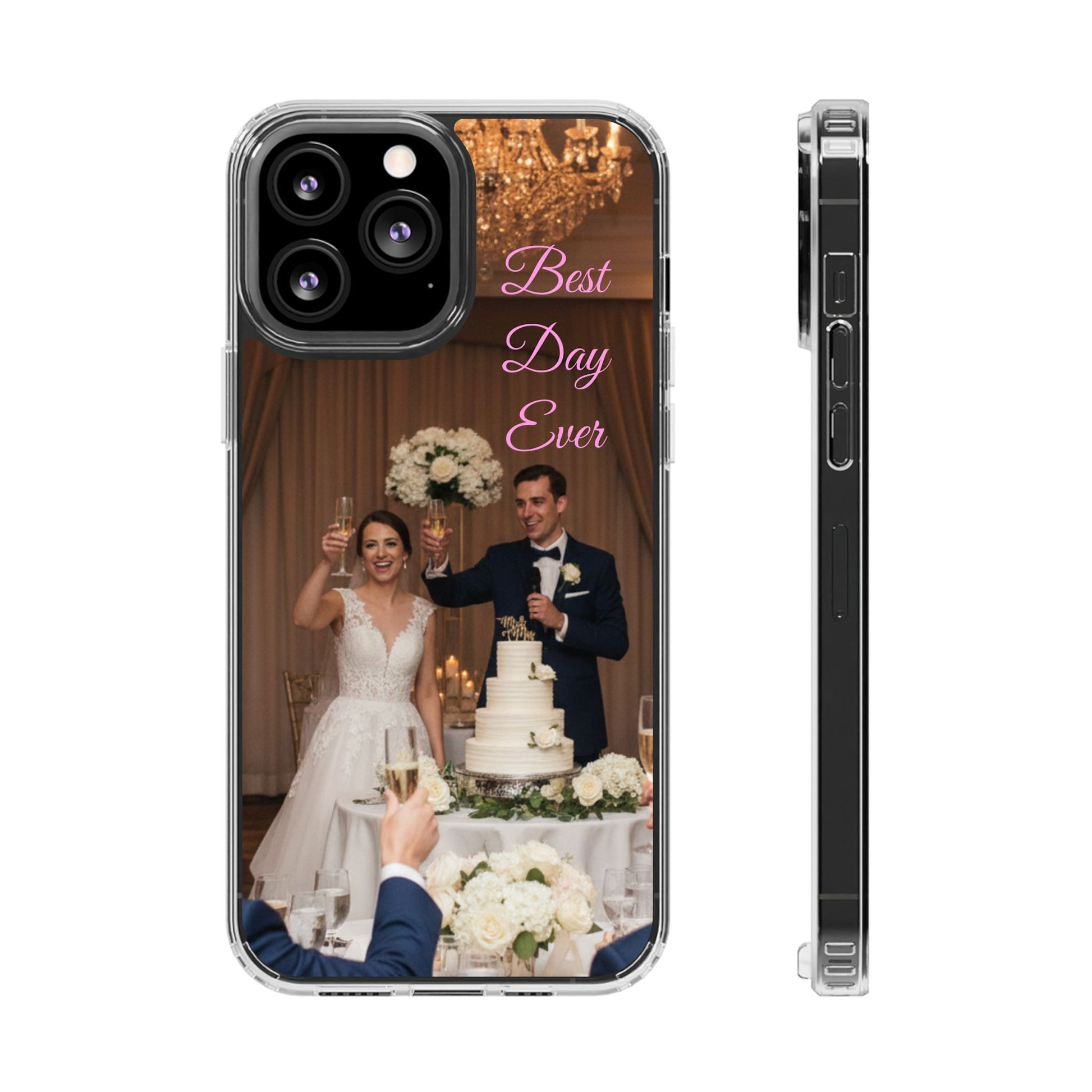 Personalized Clear Impact-Resistant Phone Case — Custom Photo & Message - Ramshackle Shack