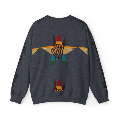 Rockin' Into My 60's Sweatshirt — Custom Age & Name Guitar Crewneck - Ramshackle Shack