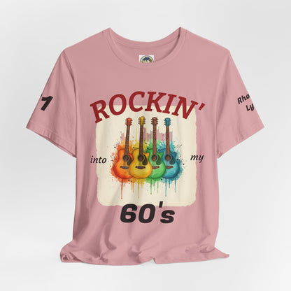 Watercolor Rainbow Guitars T Shirt  Acoustic Guitar Art Tee - Ramshackle Shack