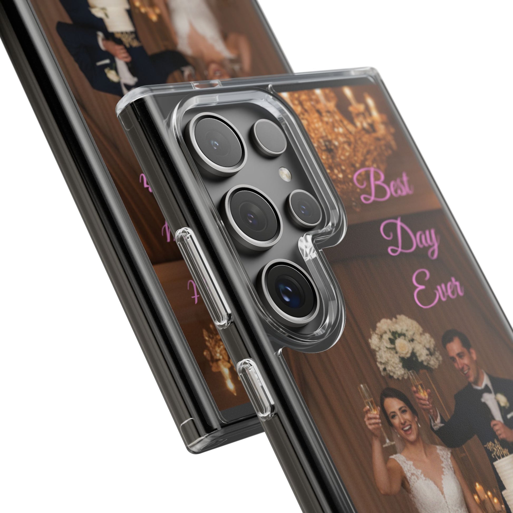 Personalized Clear Impact-Resistant Phone Case — Custom Photo & Message - Ramshackle Shack