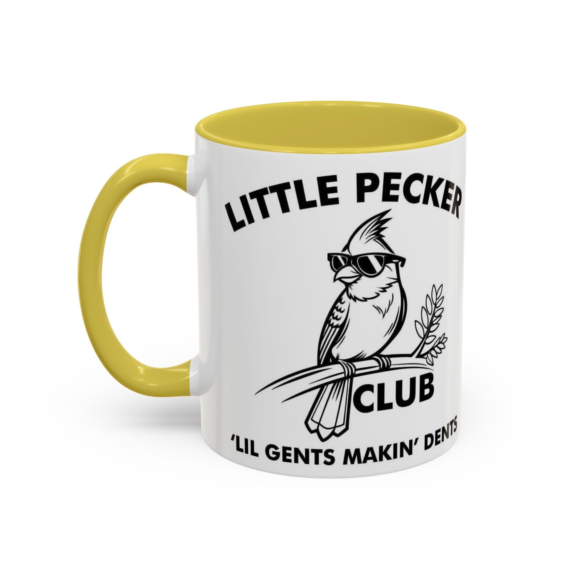 Funny 'Little Pecker Club' Coffee Mug — 11oz/15oz Ceramic Novelty Cup - Ramshackle Shack