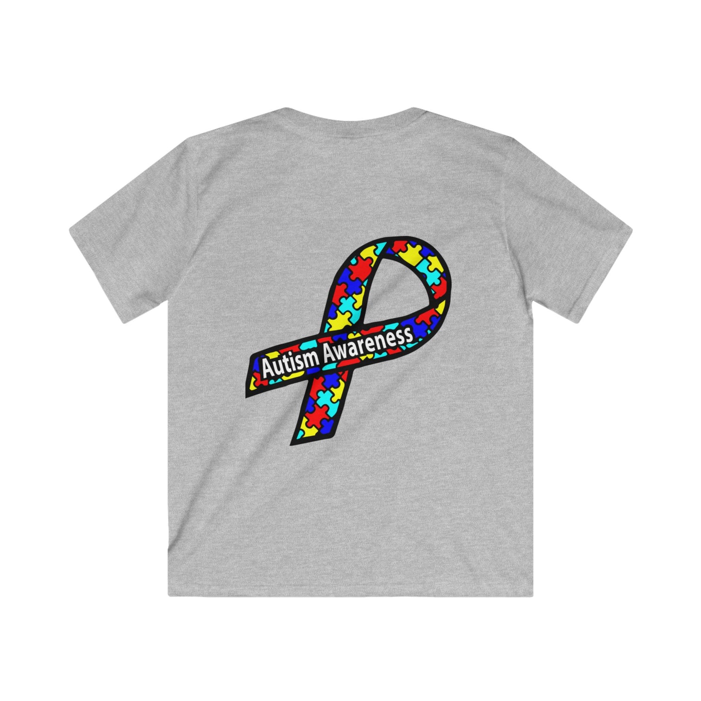Kids Autism Awareness T-Shirt — Live Love Accept Rainbow Puzzle Ribbon - Ramshackle Shack