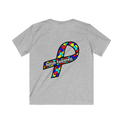 Kids Autism Awareness T-Shirt — Live Love Accept Rainbow Puzzle Ribbon - Ramshackle Shack