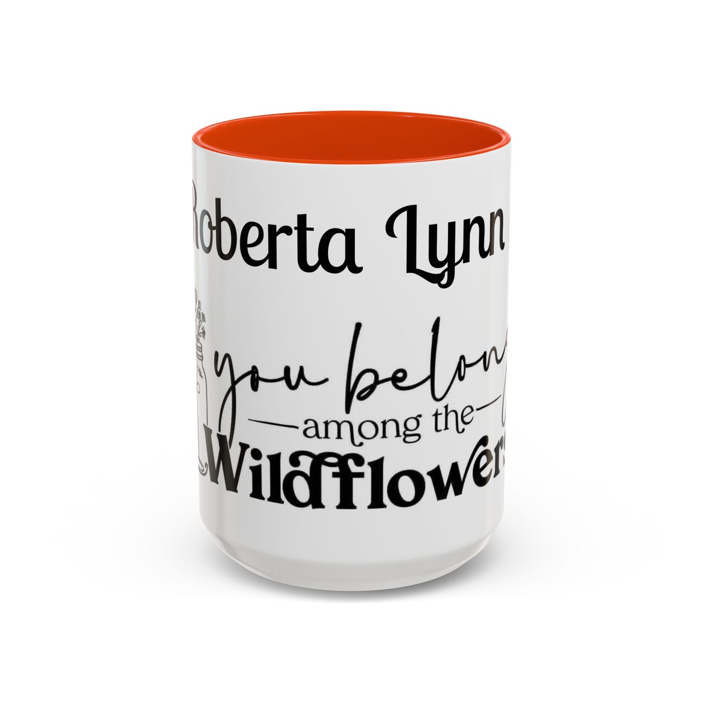 You Belong Among the Wildflowers Daisy Mug — Custom Name Colorful 11oz & 15oz - Ramshackle Shack