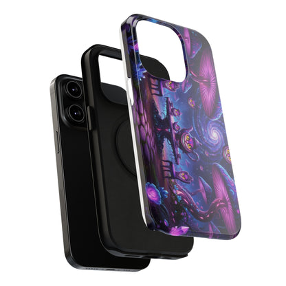 Psychedelic Mushroom Galaxy Phone Case — Impact-Resistant - Ramshackle Shack