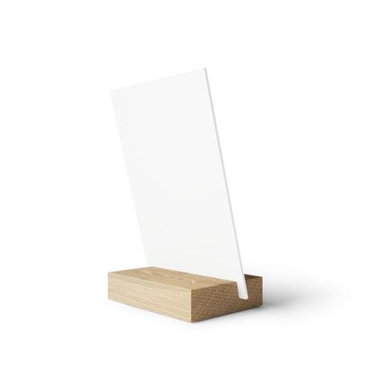 Gallery Board with Stand Don't Be a Prick, Do Good Cute Cactus Decorative Plaque - Ramshackle Shack