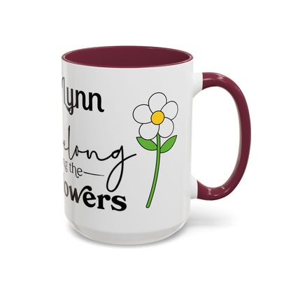 You Belong Among the Wildflowers Daisy Mug — Custom Name Colorful 11oz & 15oz - Ramshackle Shack