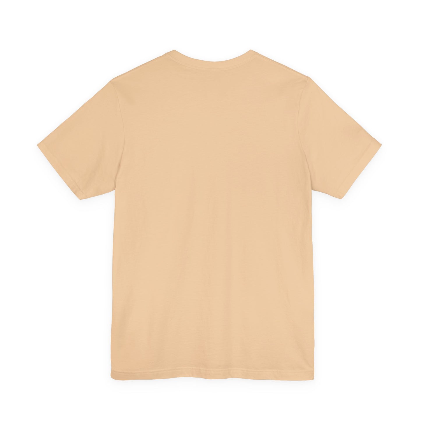 Capybara in suit desk tee featuring "Stuck on Repeat" design and personalized nameplate, casual graphic T-shirt by Printify.