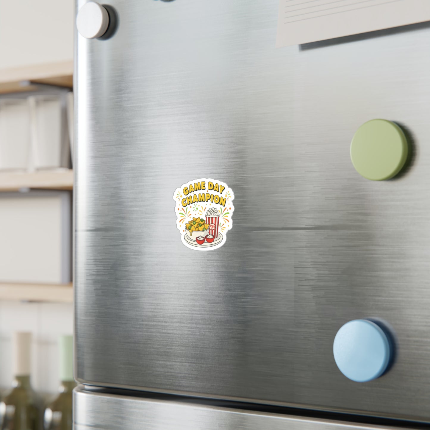 Game Day Champion Sticker | Super Bowl Party, Game Day Humor - Ramshackle Shack