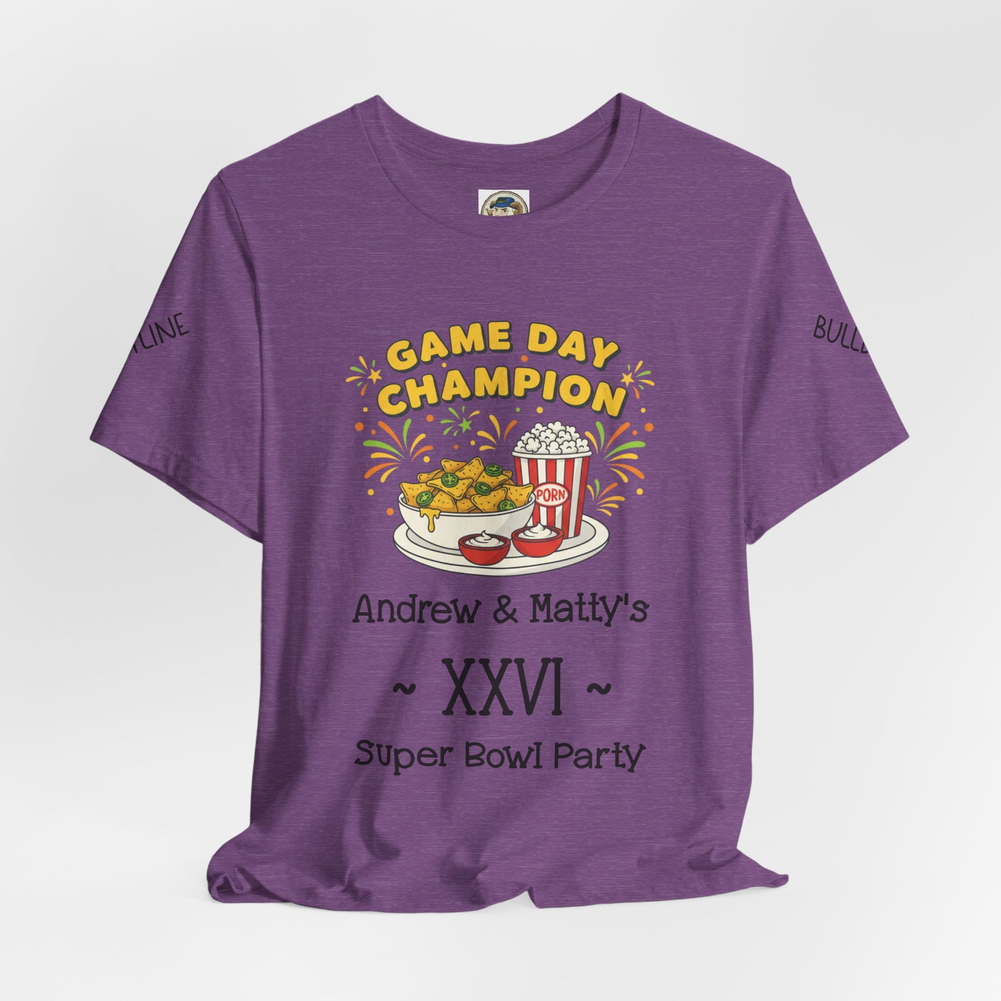 Game Day Champion Tee | Super Bowl Party, Game Day Humor - Ramshackle Shack