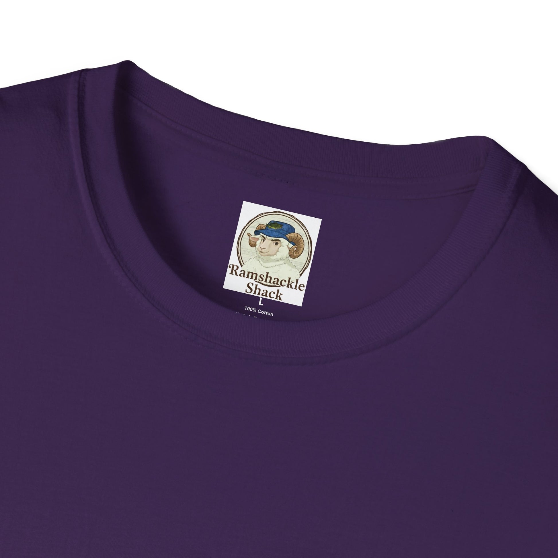 Skull Trio Graphic TShirt  Neon Purple Gothic Skull Design - Ramshackle Shack
