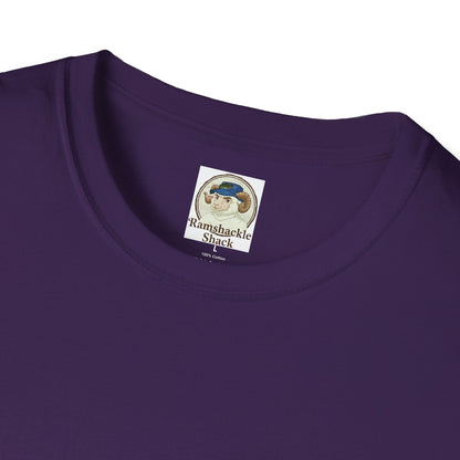 Skull Trio Graphic TShirt  Neon Purple Gothic Skull Design - Ramshackle Shack