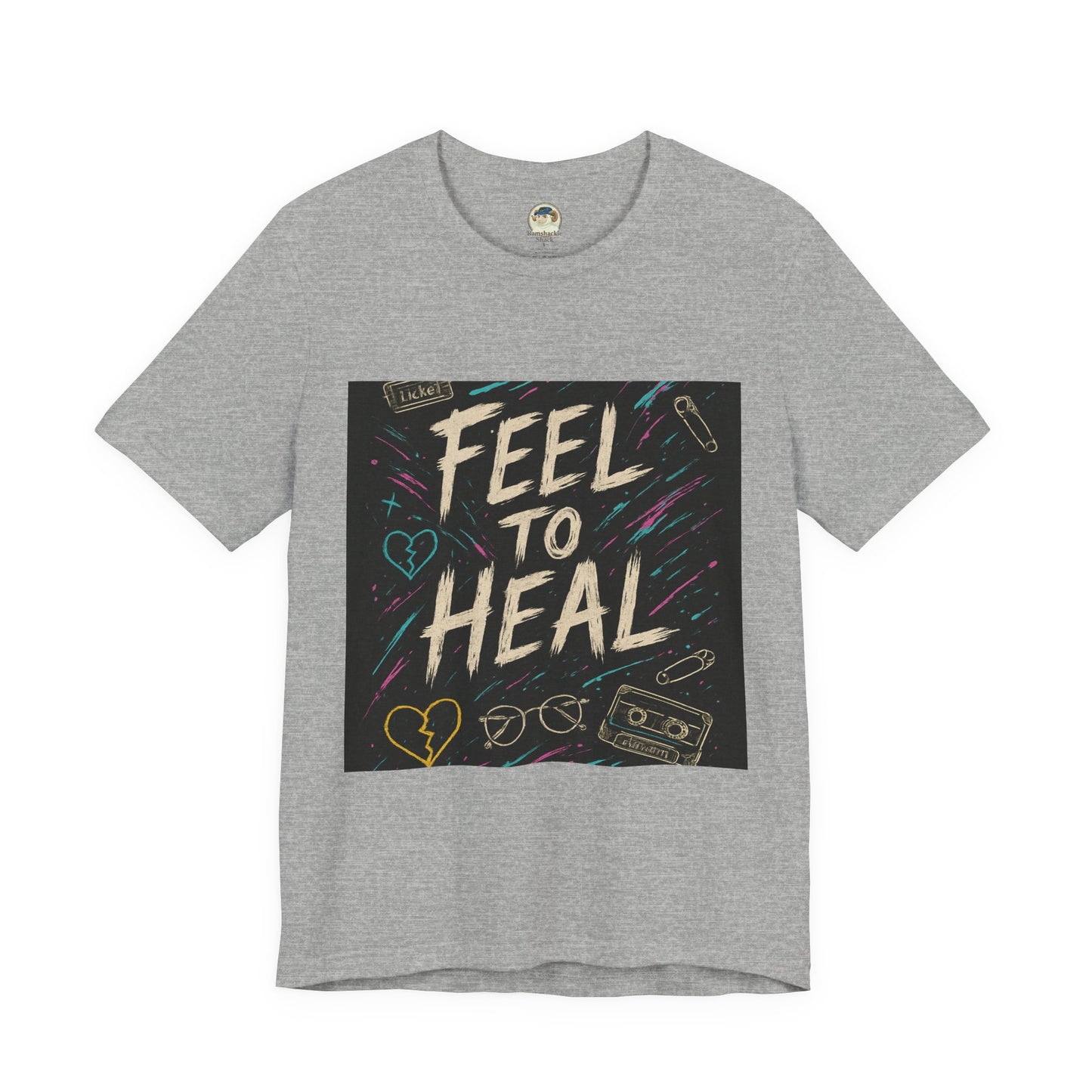Feel to Heal T-Shirt — Inspirational 'Feel to Heal' Tee - Ramshackle Shack