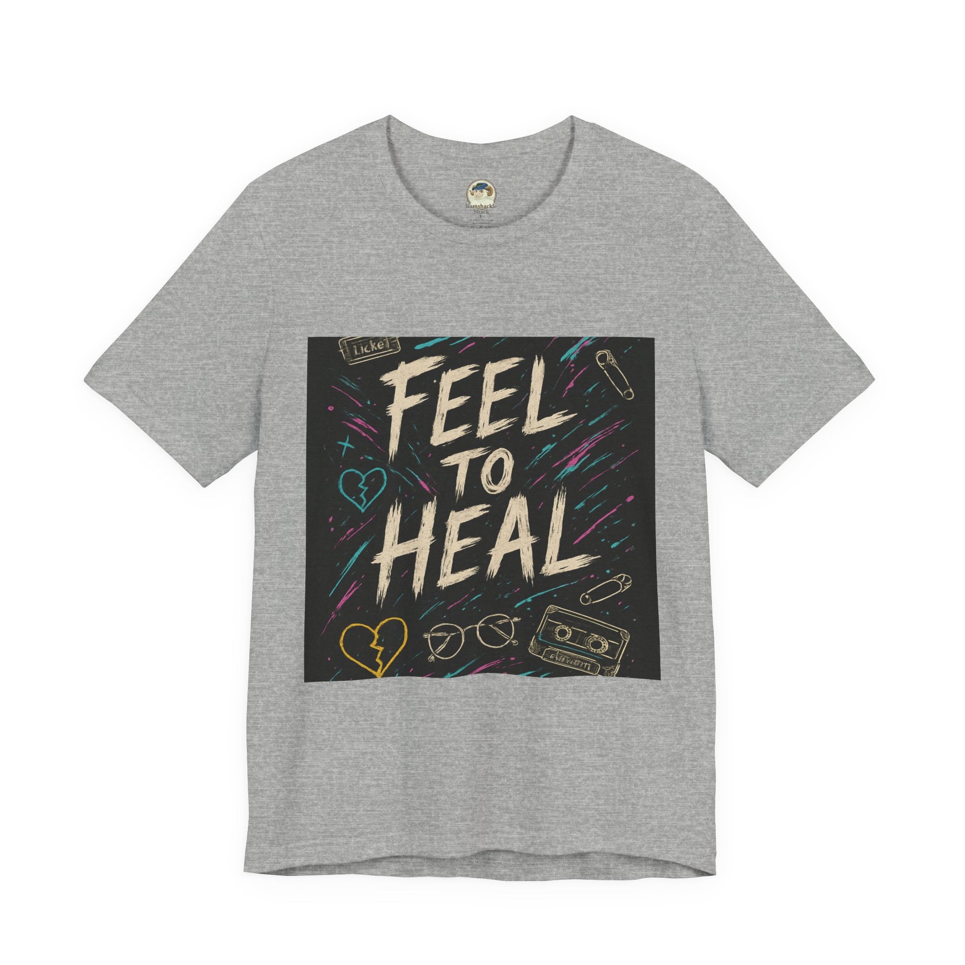Feel to Heal T-Shirt — Inspirational 'Feel to Heal' Tee - Ramshackle Shack
