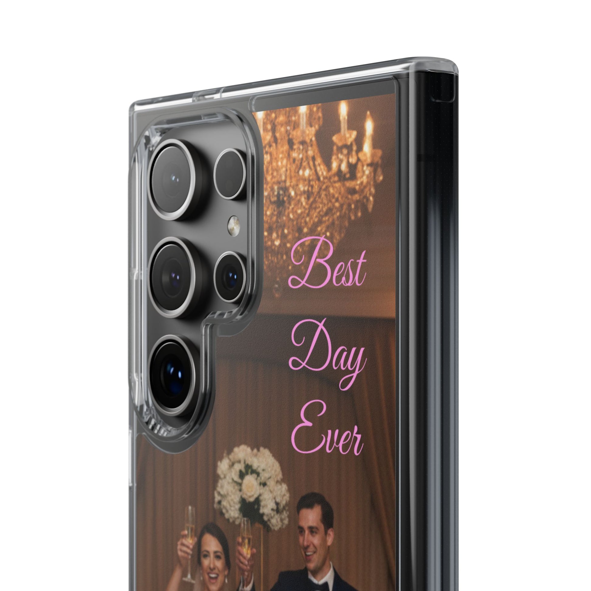 Personalized Clear Impact-Resistant Phone Case — Custom Photo & Message - Ramshackle Shack