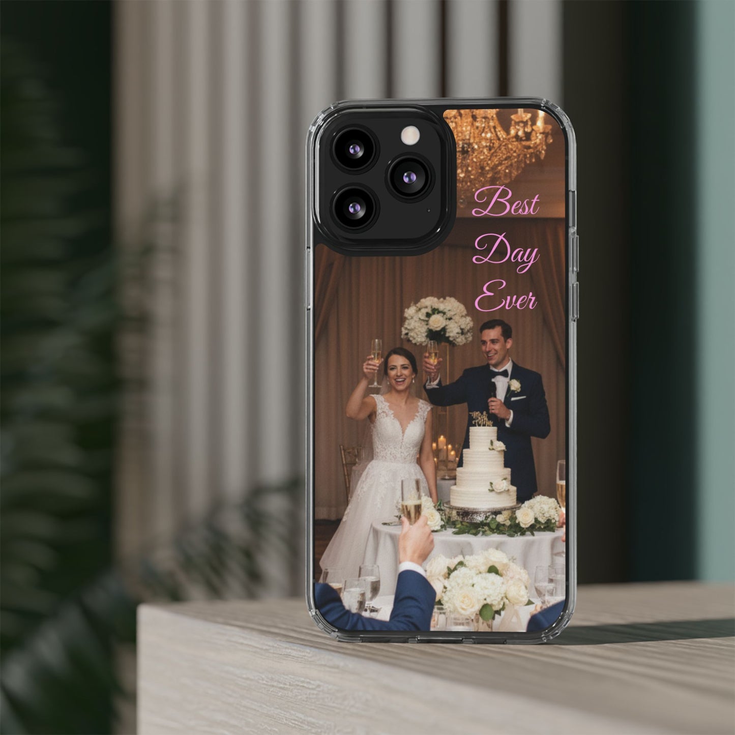 Personalized Clear Impact-Resistant Phone Case — Custom Photo & Message - Ramshackle Shack