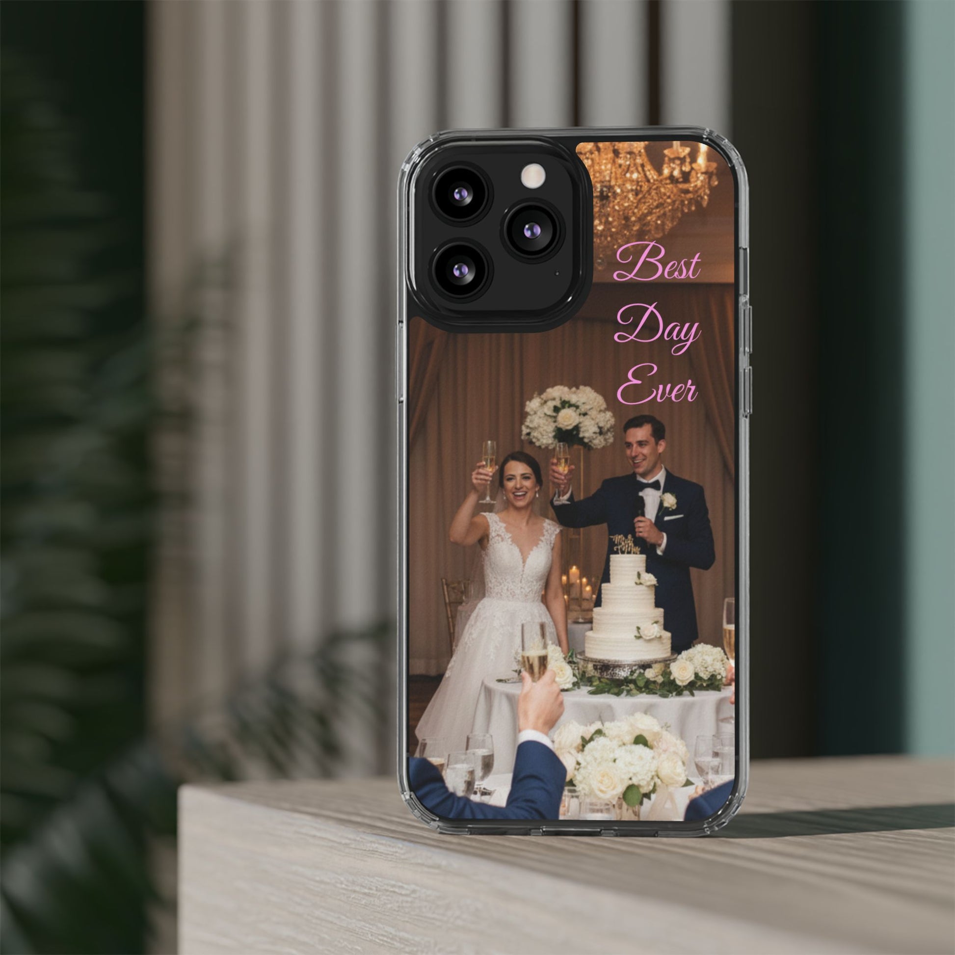Personalized Clear Impact-Resistant Phone Case — Custom Photo & Message - Ramshackle Shack