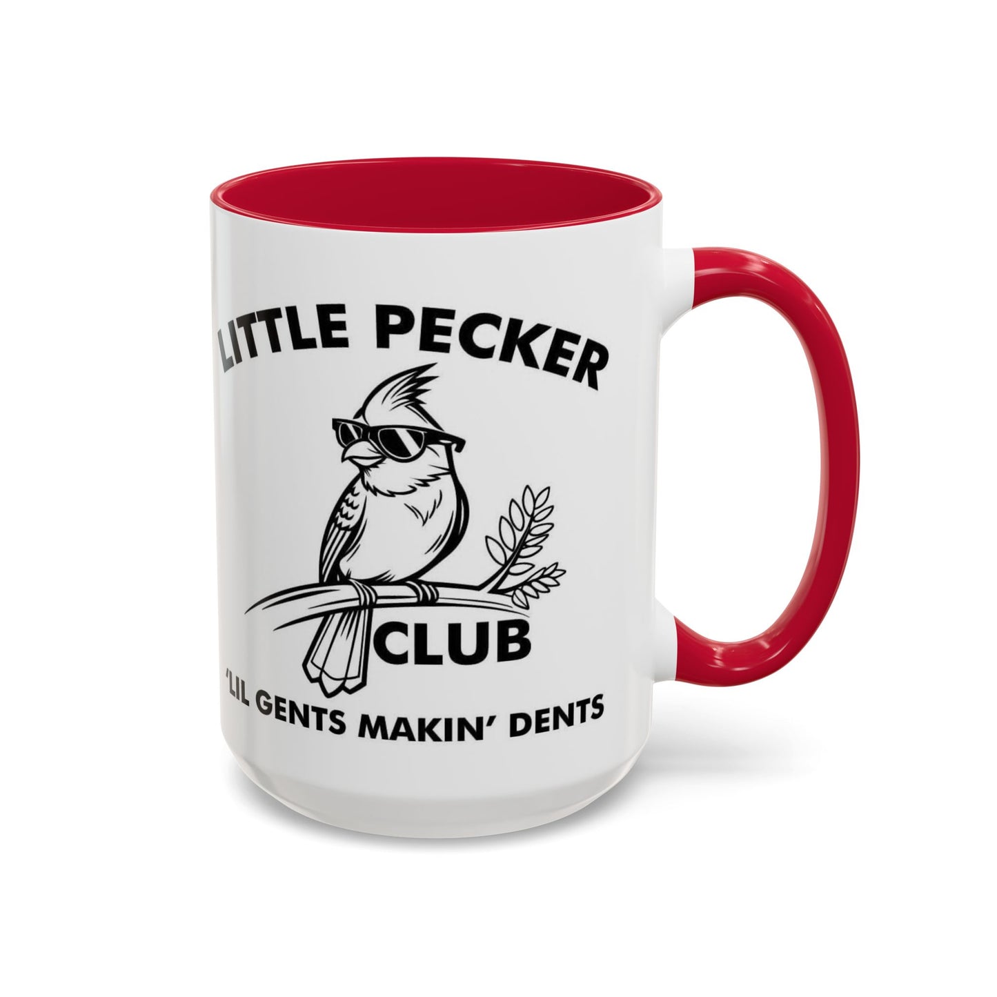 Funny 'Little Pecker Club' Coffee Mug — 11oz/15oz Ceramic Novelty Cup - Ramshackle Shack