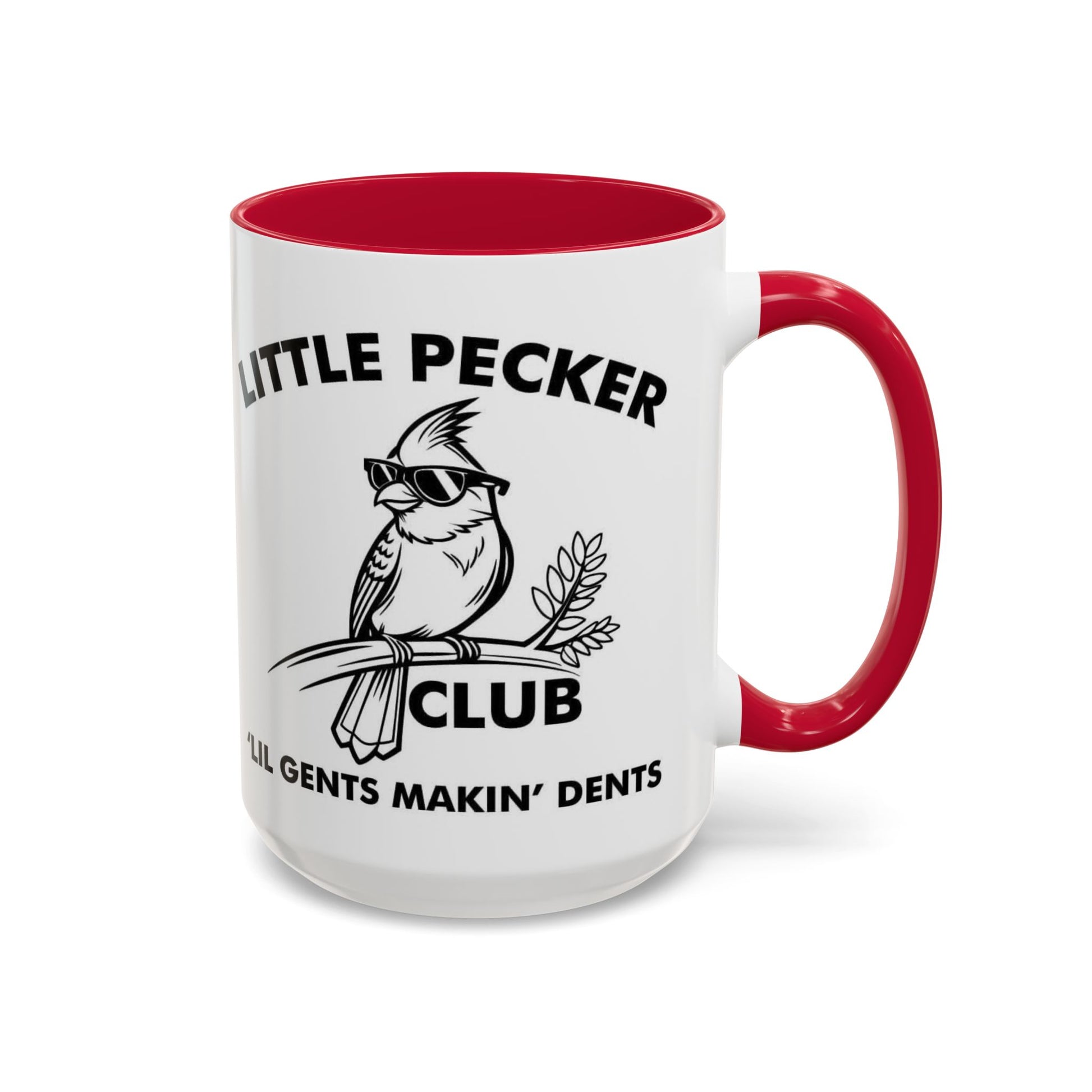 Funny 'Little Pecker Club' Coffee Mug — 11oz/15oz Ceramic Novelty Cup - Ramshackle Shack
