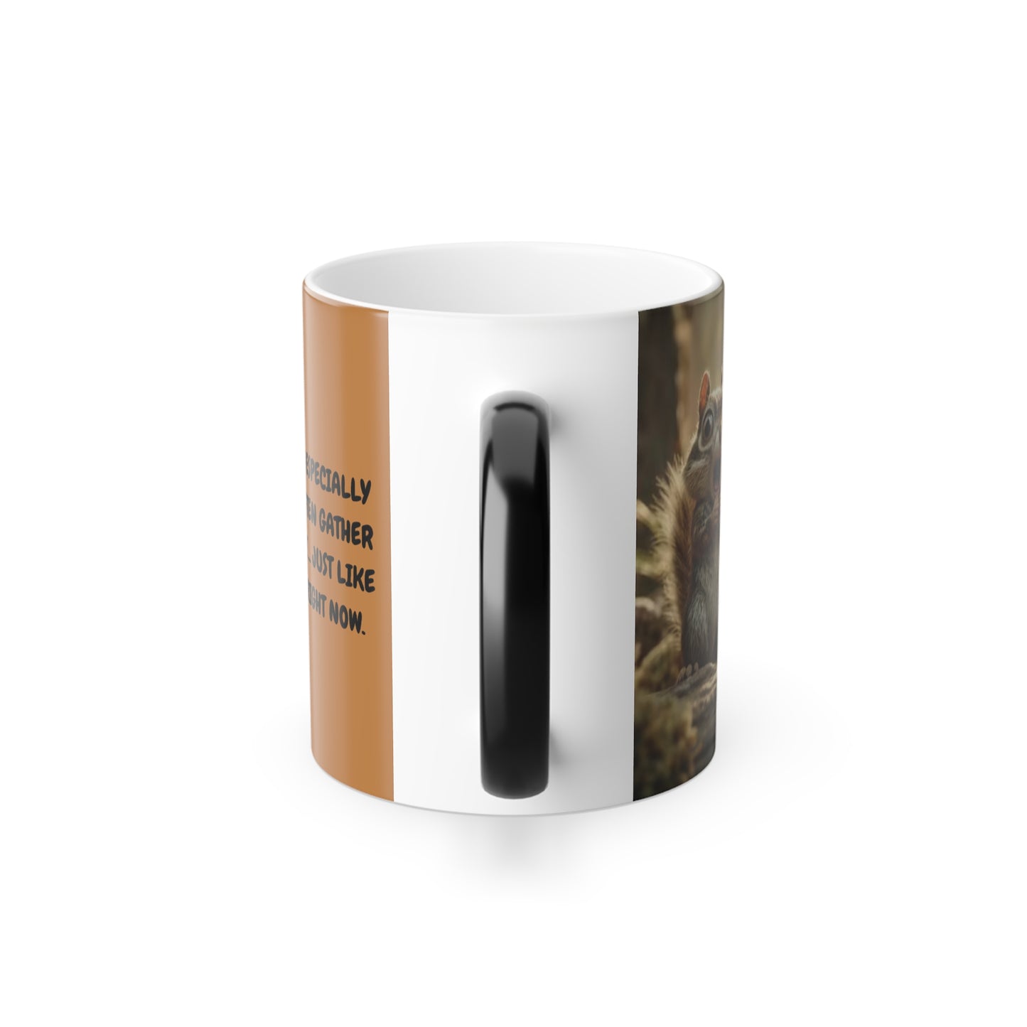 Color Changing Mug Cute Squirrel Quote 11oz - Ramshackle Shack