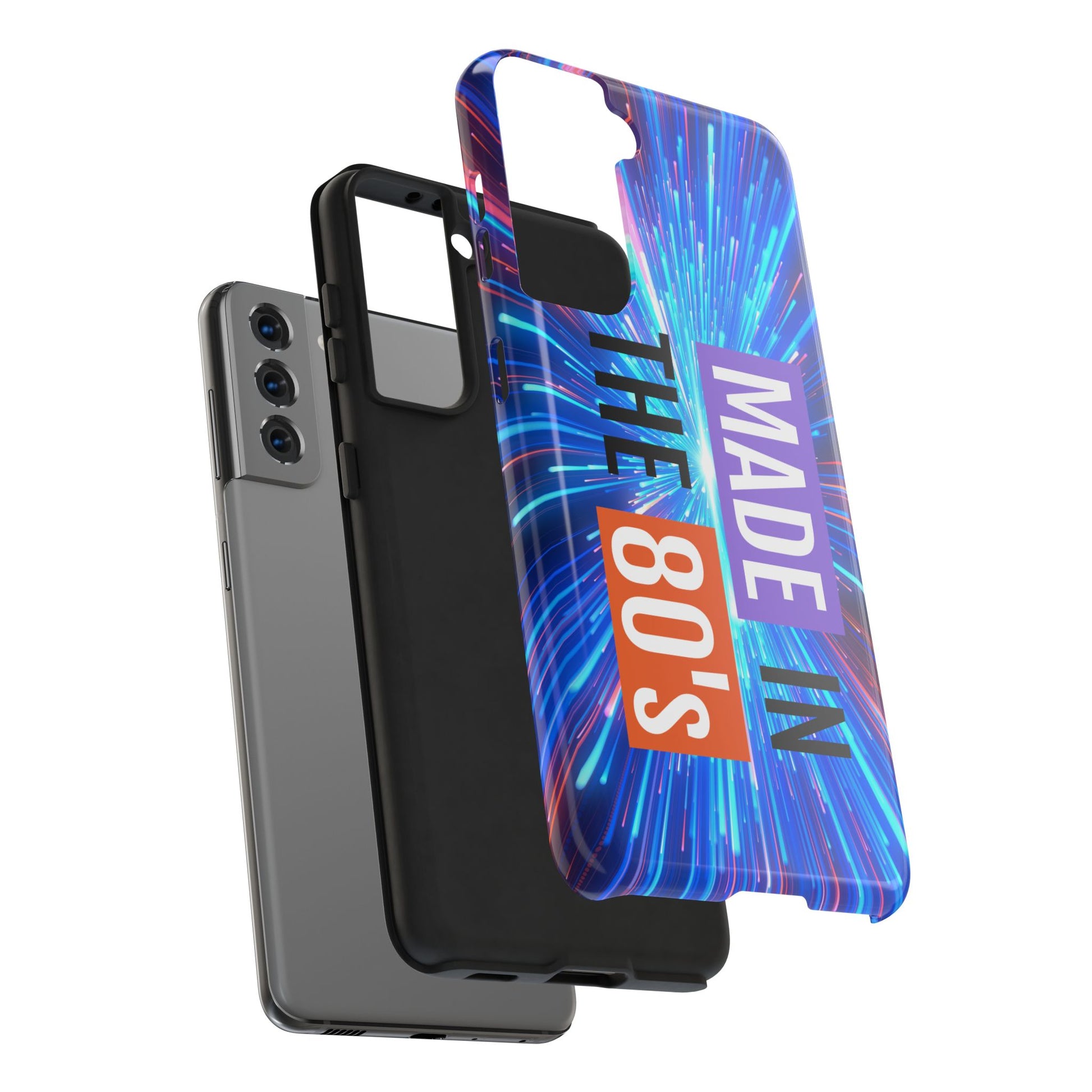 Made in the 80s Phone Case — Retro Neon 1980s Protective Phone Cover - Ramshackle Shack