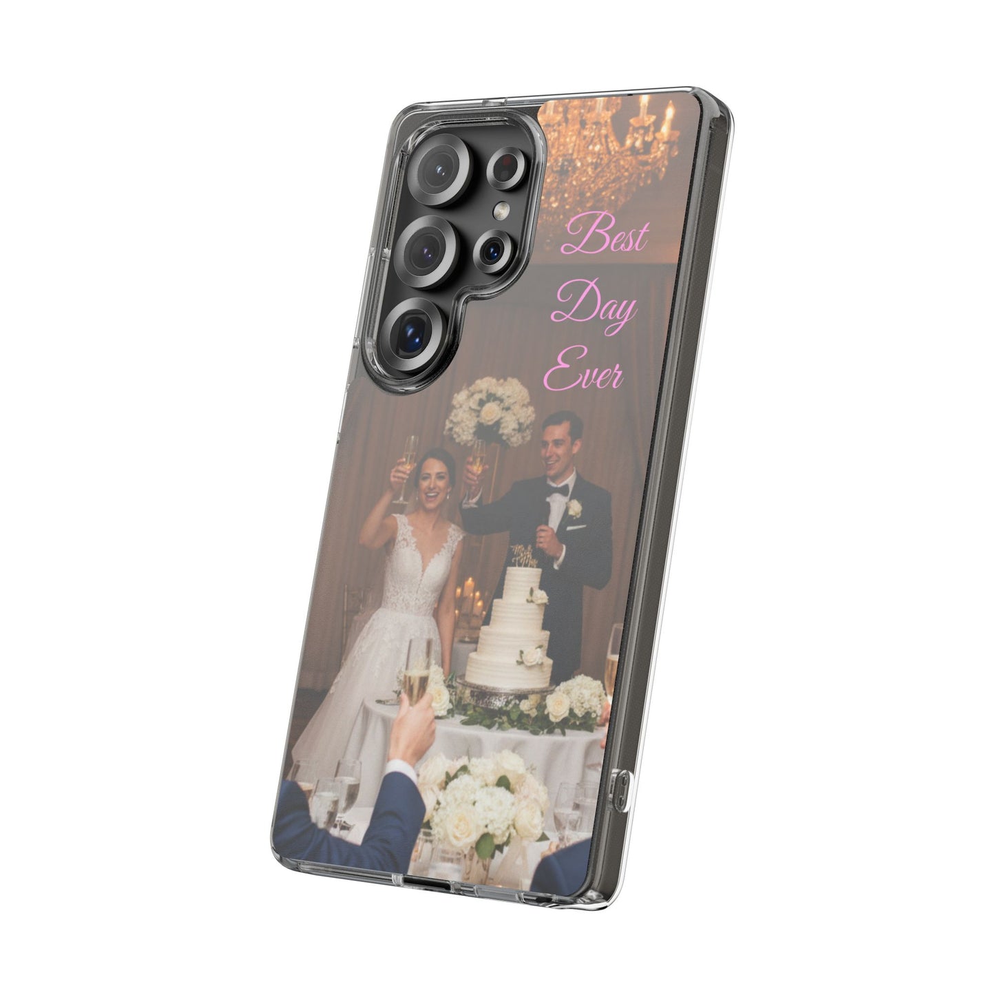Personalized Clear Impact-Resistant Phone Case — Custom Photo & Message - Ramshackle Shack