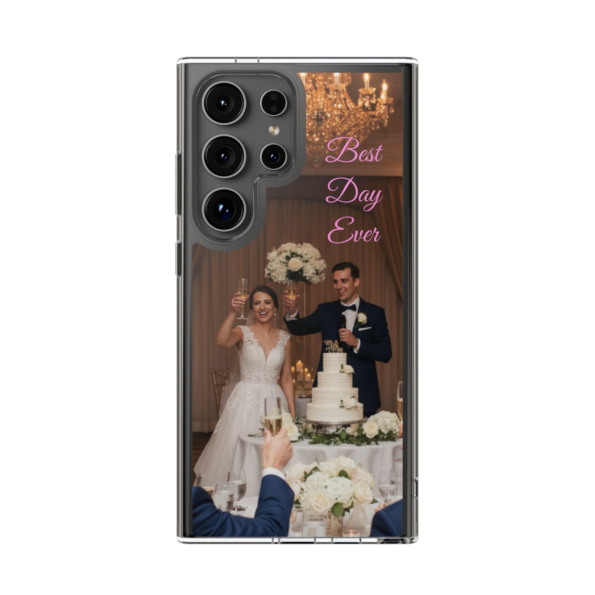 Personalized Clear Impact-Resistant Phone Case — Custom Photo & Message - Ramshackle Shack