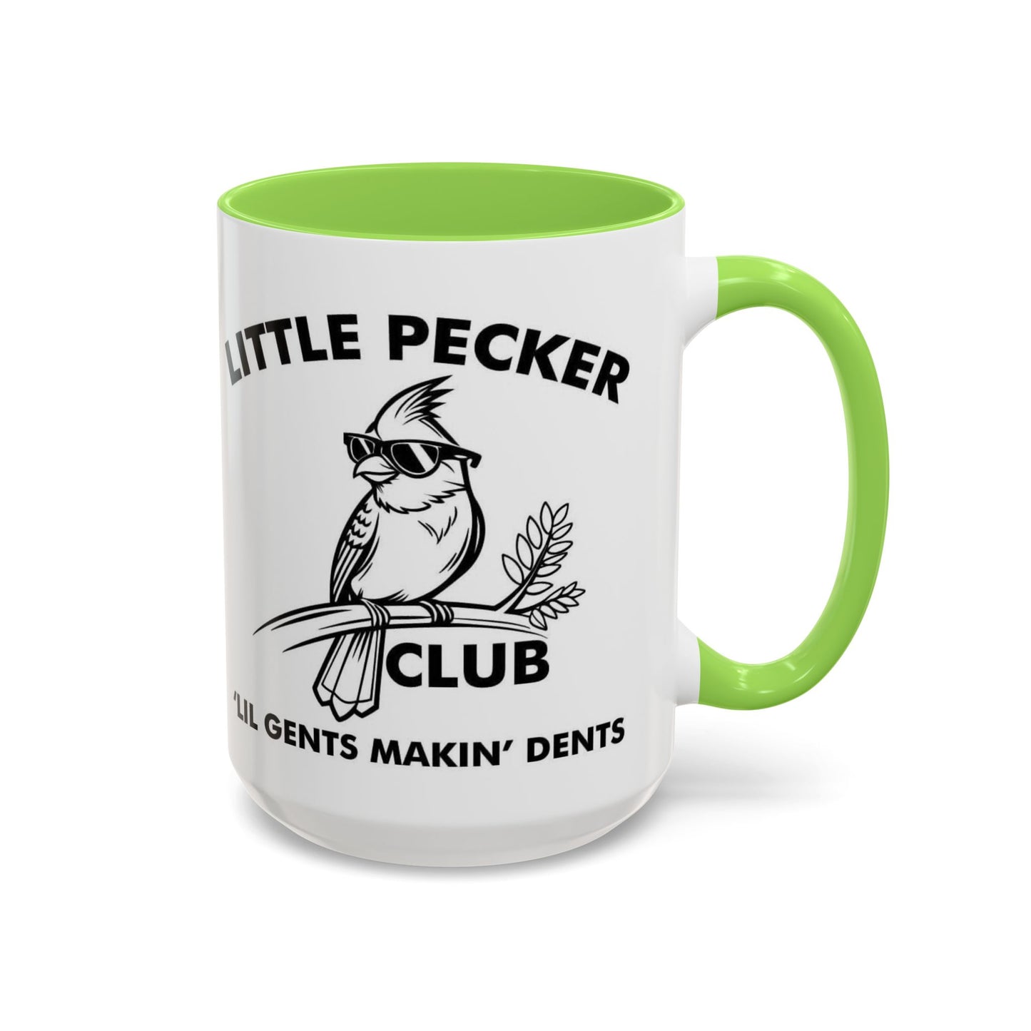 Funny 'Little Pecker Club' Coffee Mug — 11oz/15oz Ceramic Novelty Cup - Ramshackle Shack