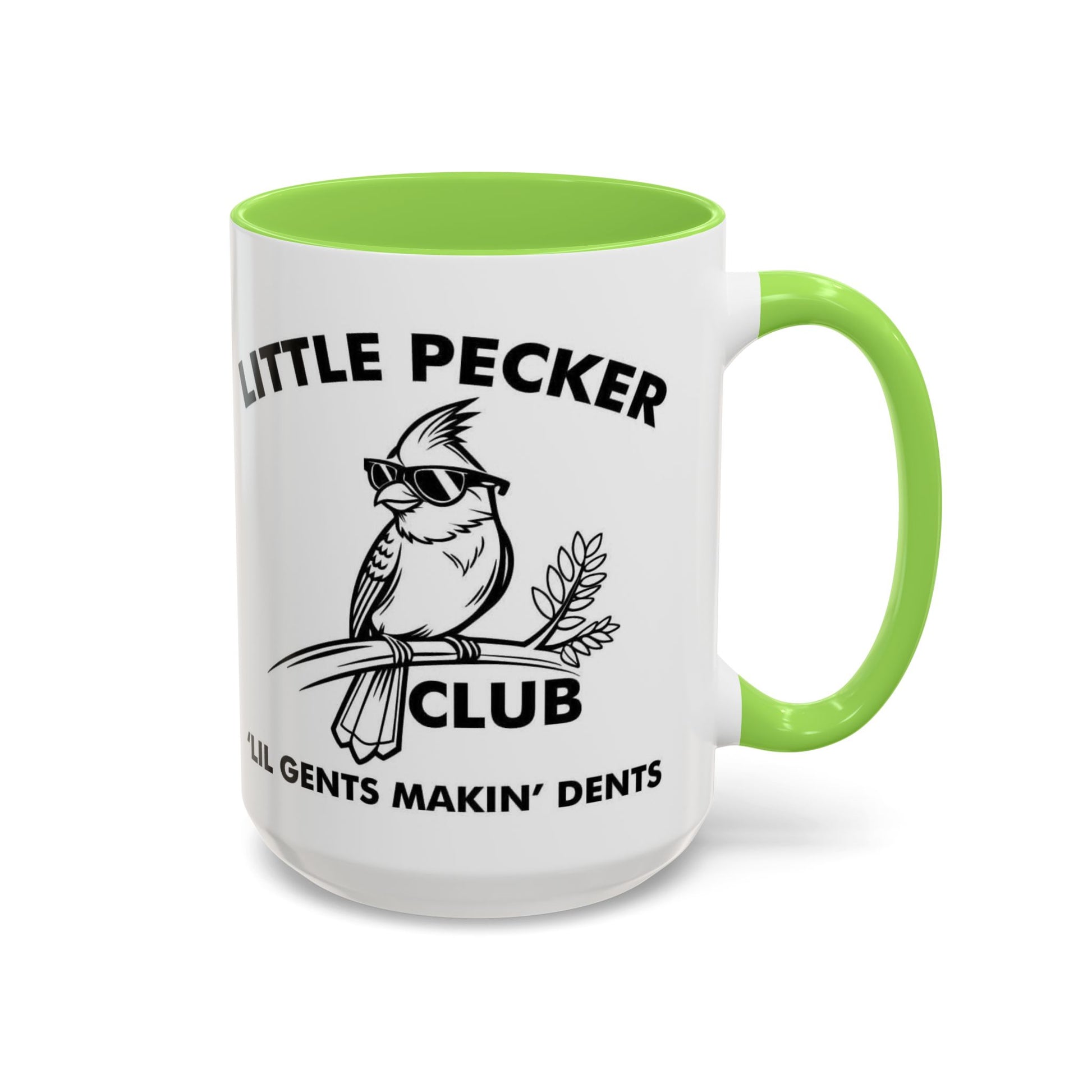 Funny 'Little Pecker Club' Coffee Mug — 11oz/15oz Ceramic Novelty Cup - Ramshackle Shack