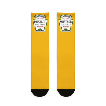 Crew Socks — Mustard Seed Faith Graphic Sublimation Socks - Ramshackle Shack