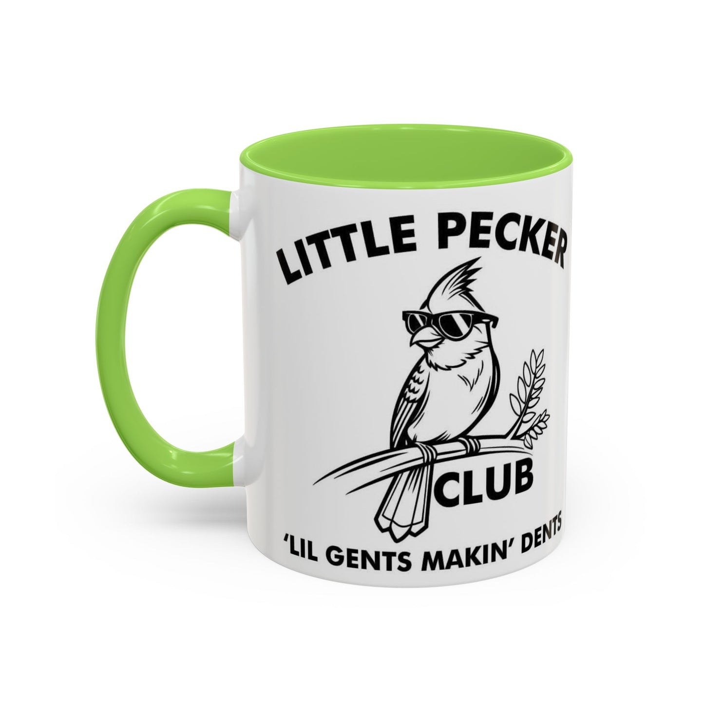 Funny 'Little Pecker Club' Coffee Mug — 11oz/15oz Ceramic Novelty Cup - Ramshackle Shack