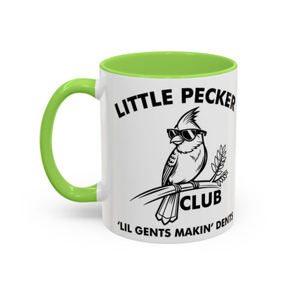 Funny 'Little Pecker Club' Coffee Mug — 11oz/15oz Ceramic Novelty Cup - Ramshackle Shack