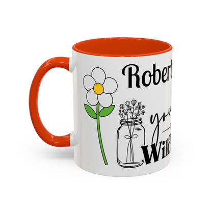 You Belong Among the Wildflowers Daisy Mug — Custom Name Colorful 11oz & 15oz - Ramshackle Shack
