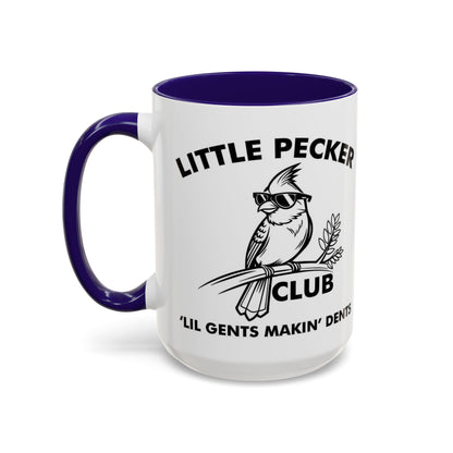 Funny 'Little Pecker Club' Coffee Mug — 11oz/15oz Ceramic Novelty Cup - Ramshackle Shack
