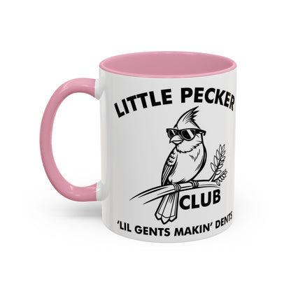 Funny 'Little Pecker Club' Coffee Mug — 11oz/15oz Ceramic Novelty Cup - Ramshackle Shack