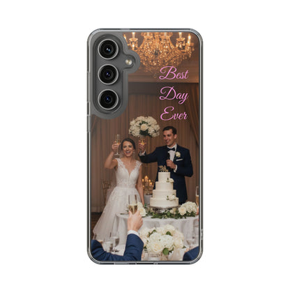 Personalized Clear Impact-Resistant Phone Case — Custom Photo & Message - Ramshackle Shack