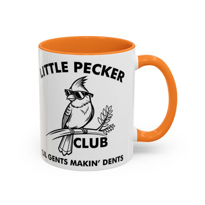 Funny 'Little Pecker Club' Coffee Mug — 11oz/15oz Ceramic Novelty Cup - Ramshackle Shack