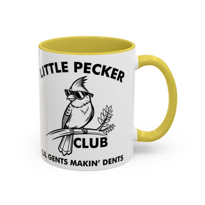 Funny 'Little Pecker Club' Coffee Mug — 11oz/15oz Ceramic Novelty Cup - Ramshackle Shack