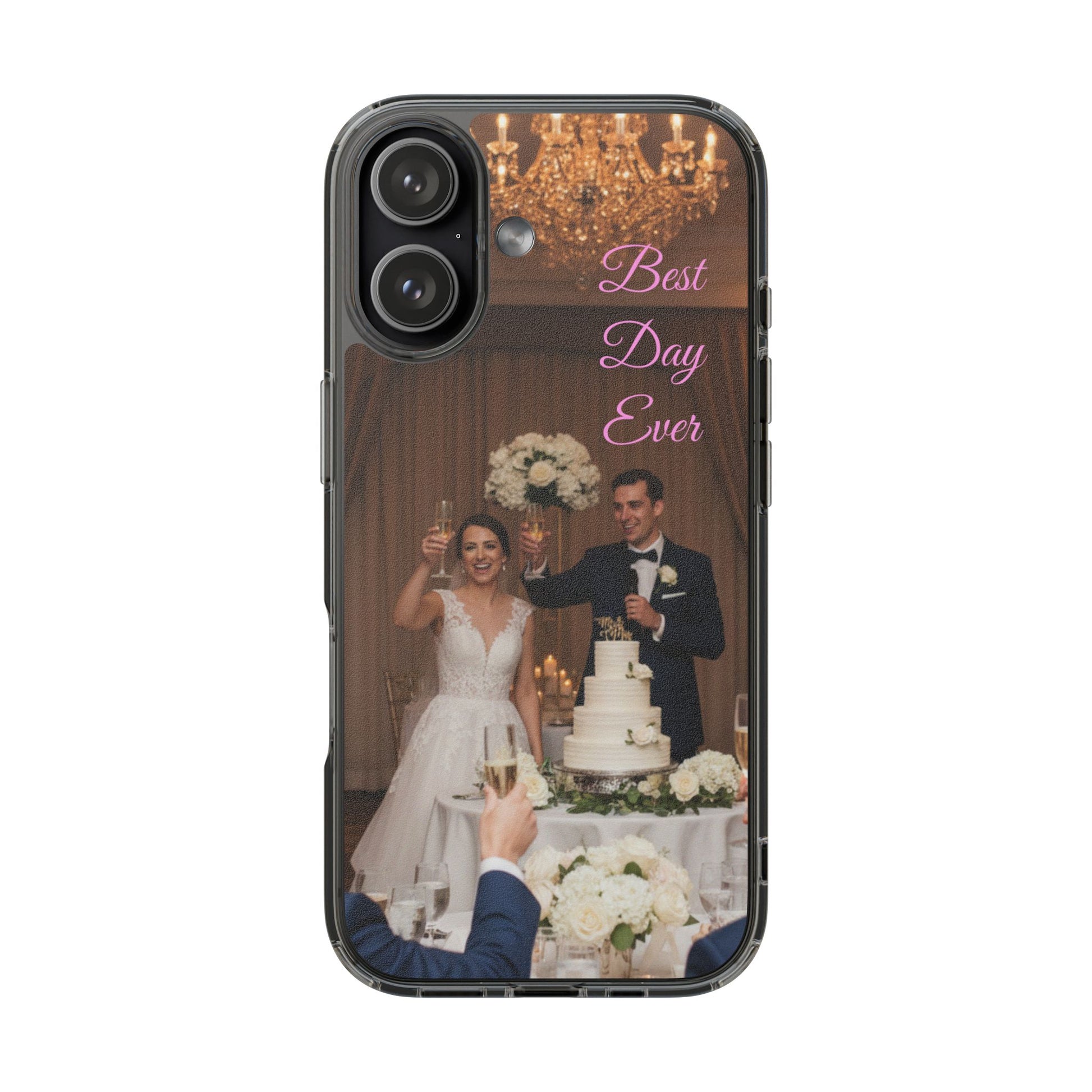 Personalized Clear Impact-Resistant Phone Case — Custom Photo & Message - Ramshackle Shack