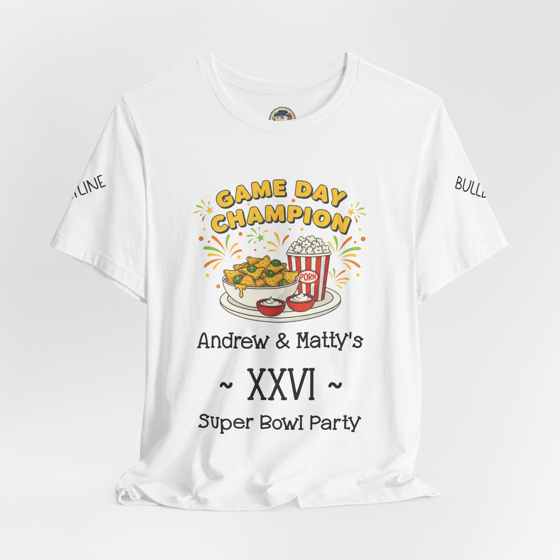 Game Day Champion Tee | Super Bowl Party, Game Day Humor - Ramshackle Shack
