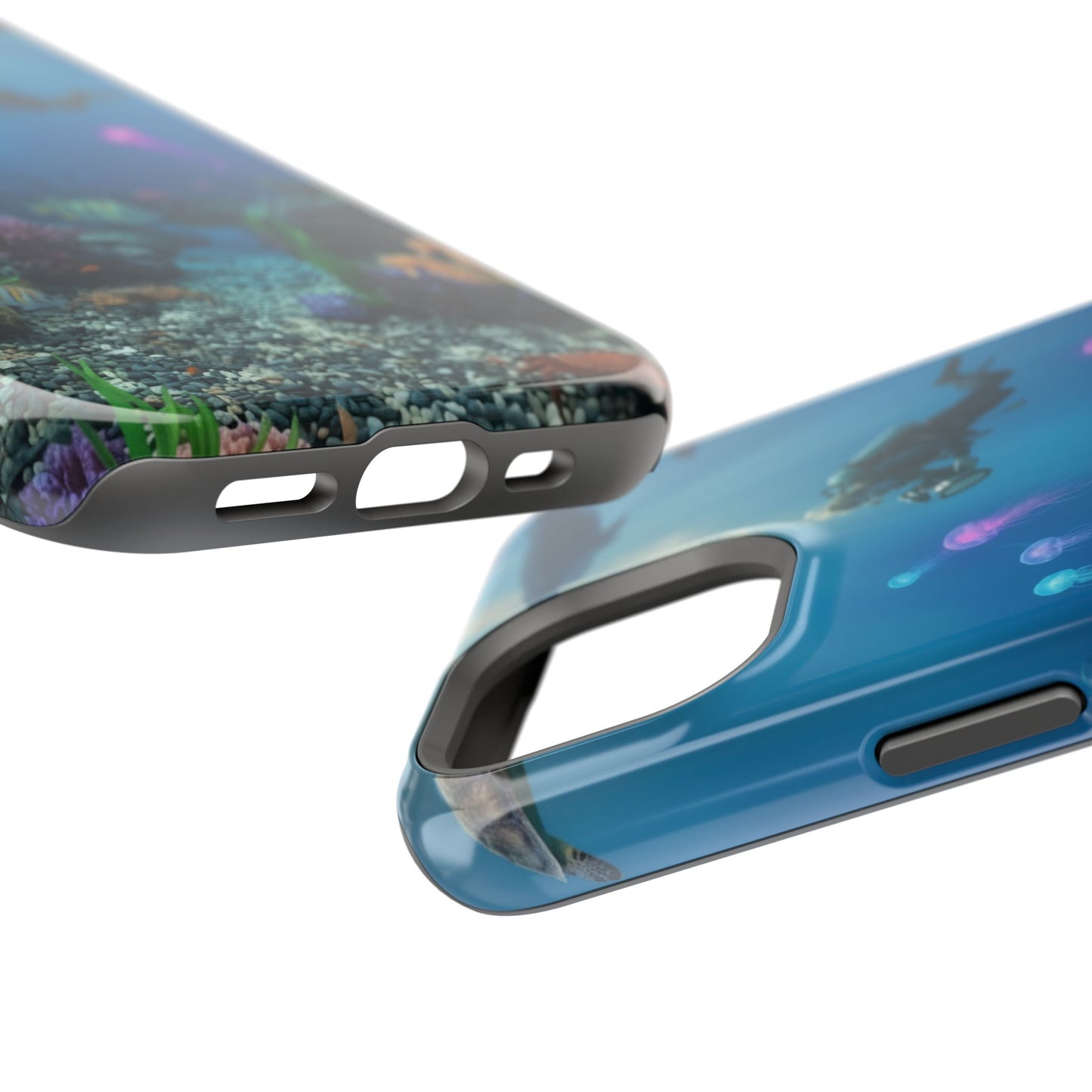 Underwater Diver Phone Case — Magnetic Impact‑Resistant Ocean Design