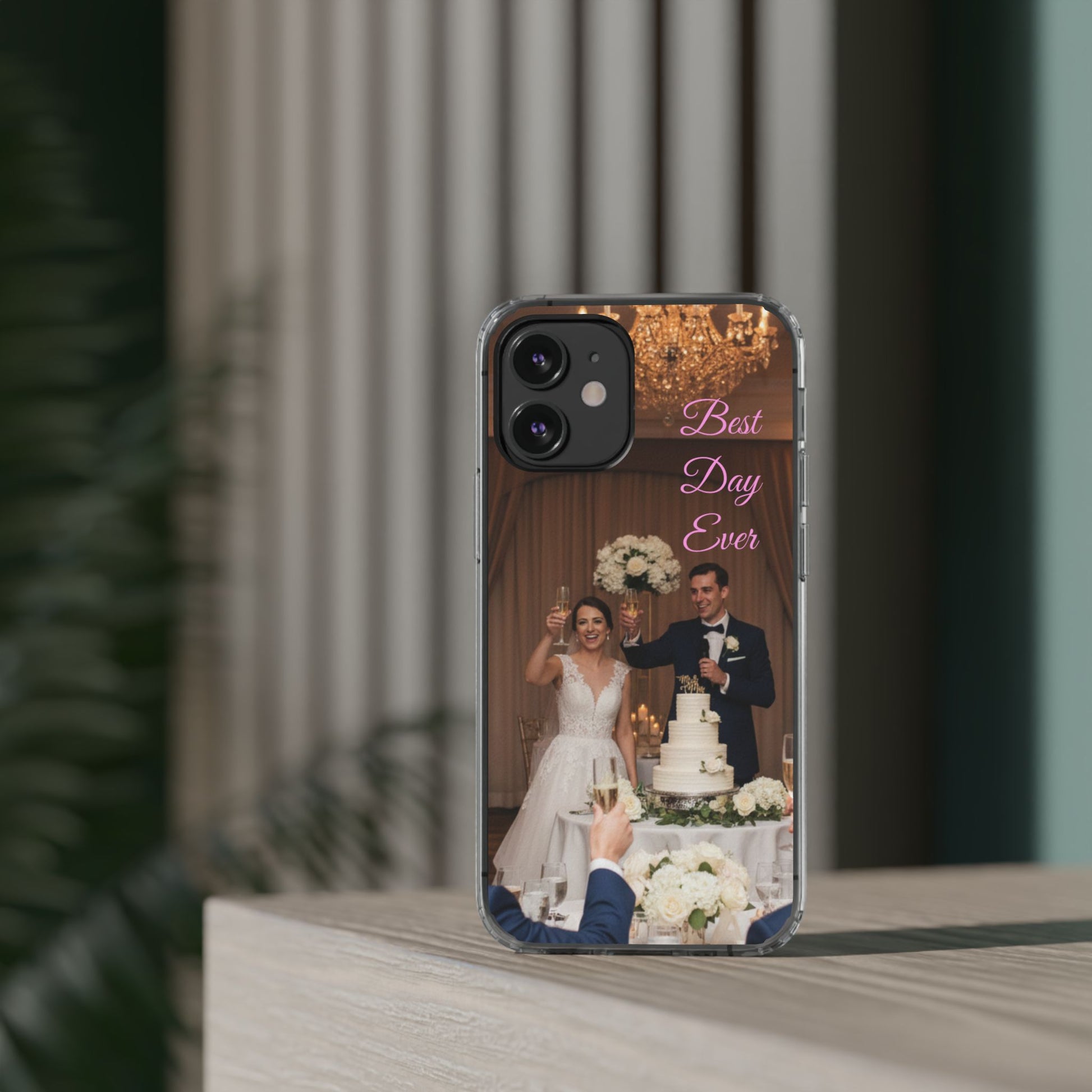 Personalized Clear Impact-Resistant Phone Case — Custom Photo & Message - Ramshackle Shack