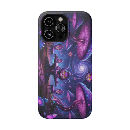Psychedelic Mushroom Galaxy Phone Case — Impact-Resistant - Ramshackle Shack