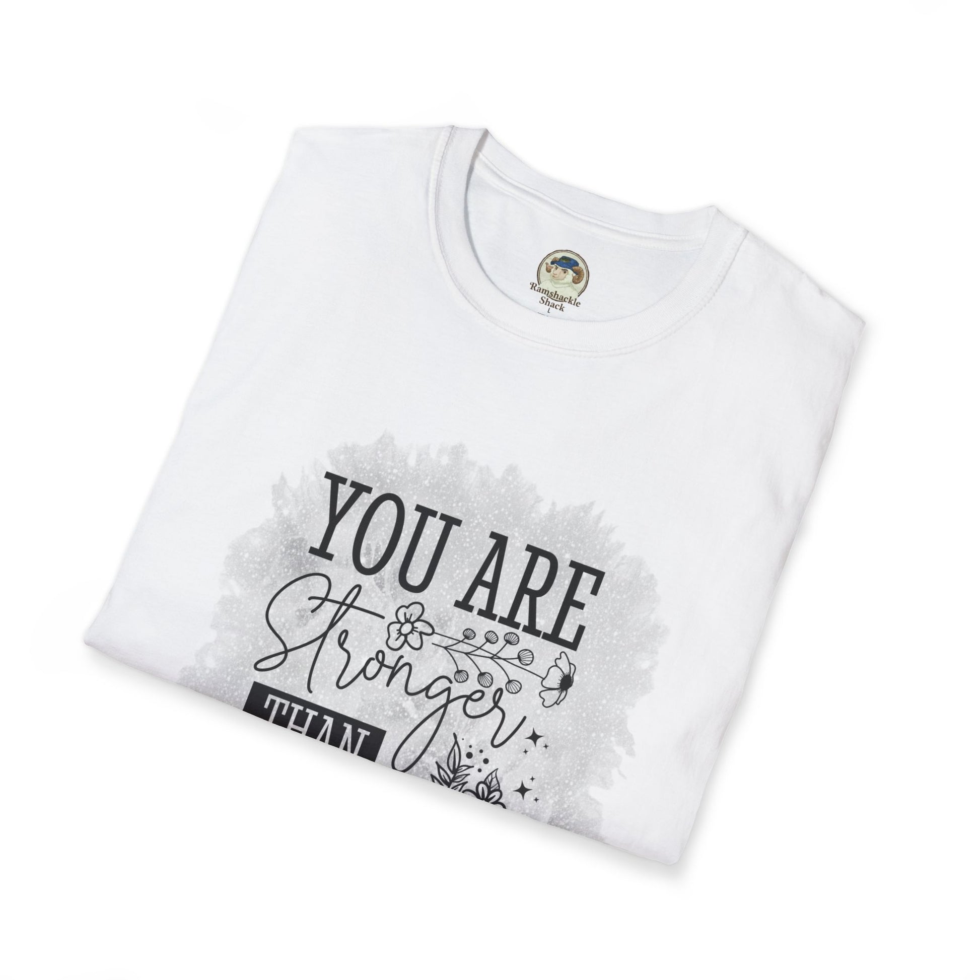 You Are Stronger Than The Storm Graphic Tee — "And Still I Rise" Inspirational T-Shirt - Ramshackle Shack