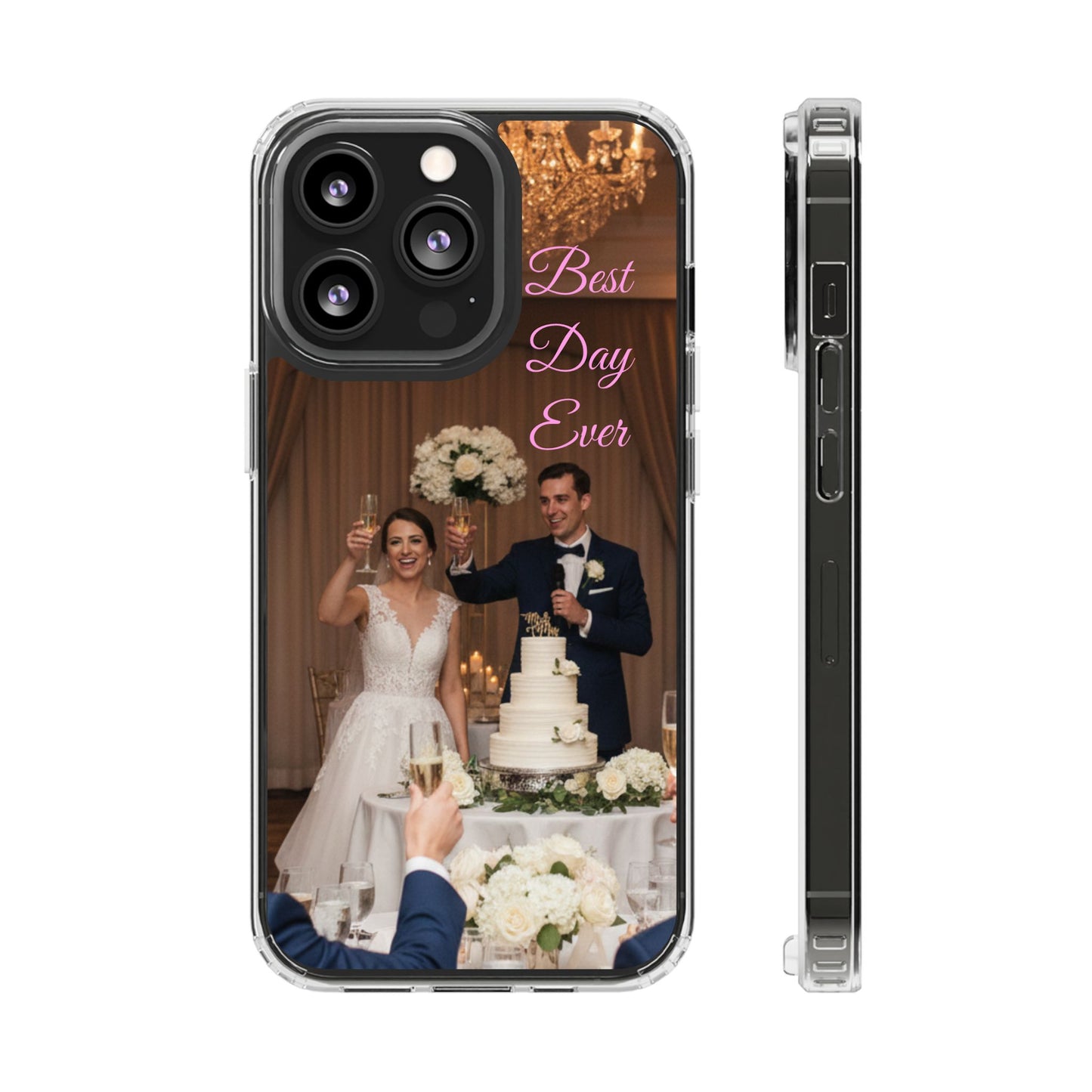 Personalized Clear Impact-Resistant Phone Case — Custom Photo & Message - Ramshackle Shack